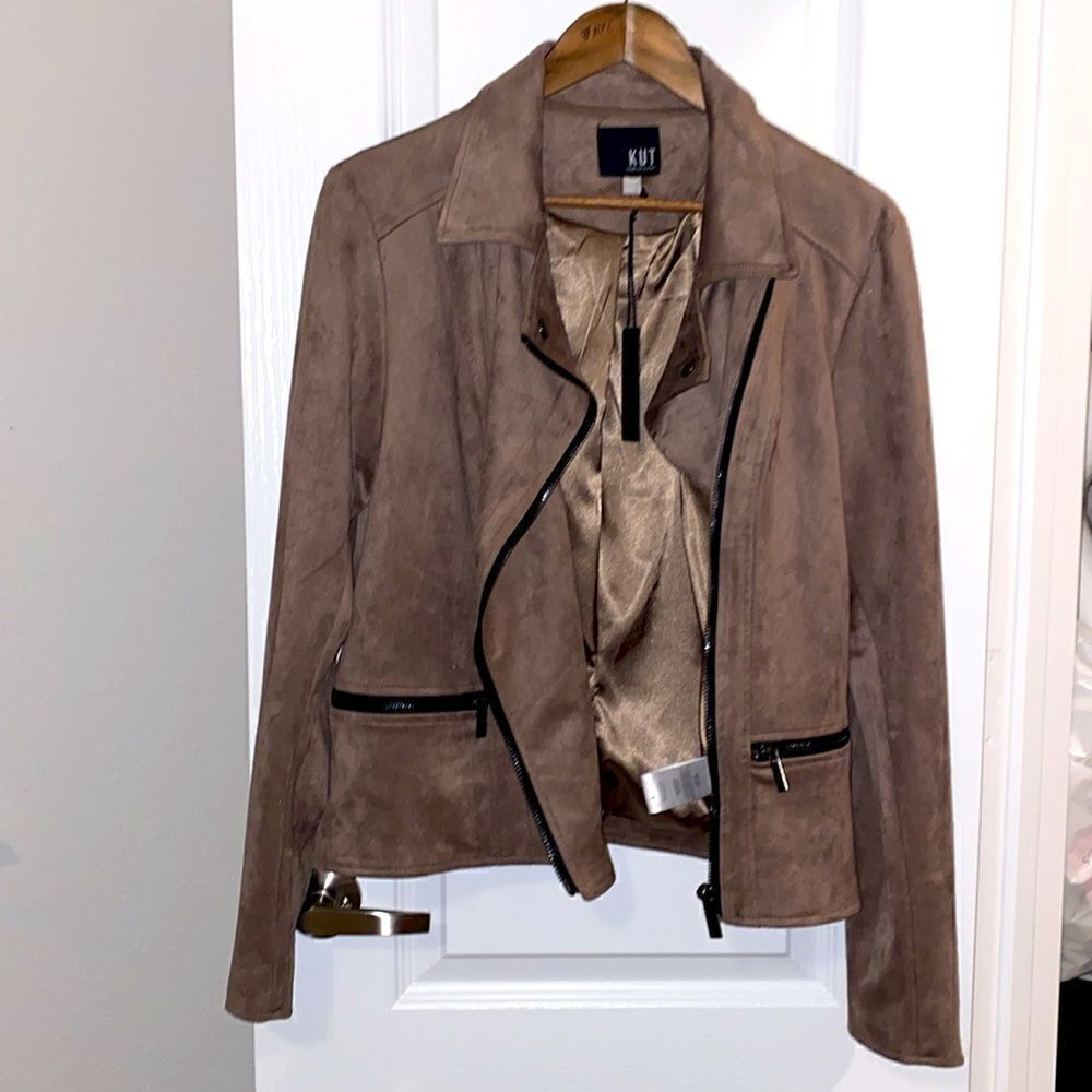 New Kut From The Cloth Moto Jacket - Picture 4 of 7